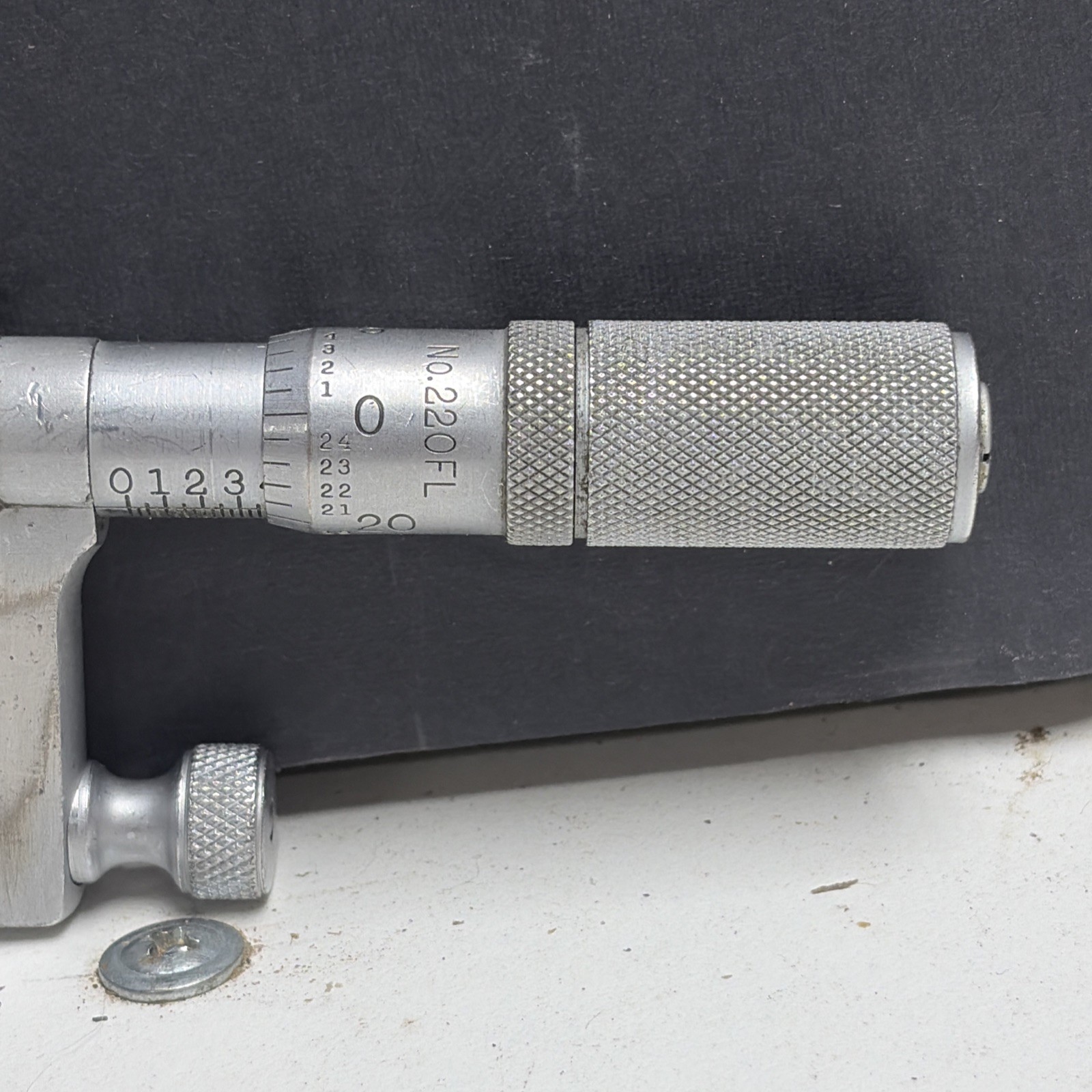 The L.S. Starrett Co. NO. 220Fl 0-1” Micrometer