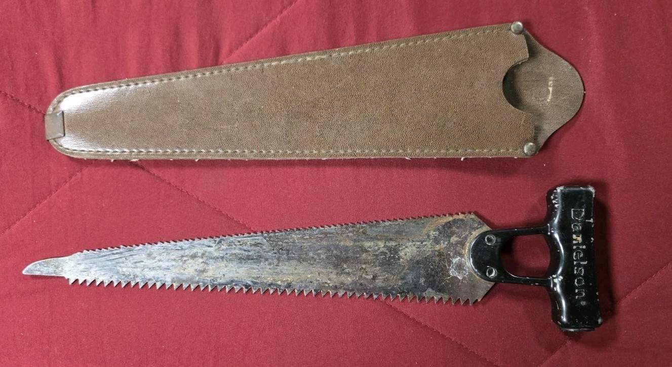 Danielson Hand Saw Leather Belt Sheath 11 Inch Blade