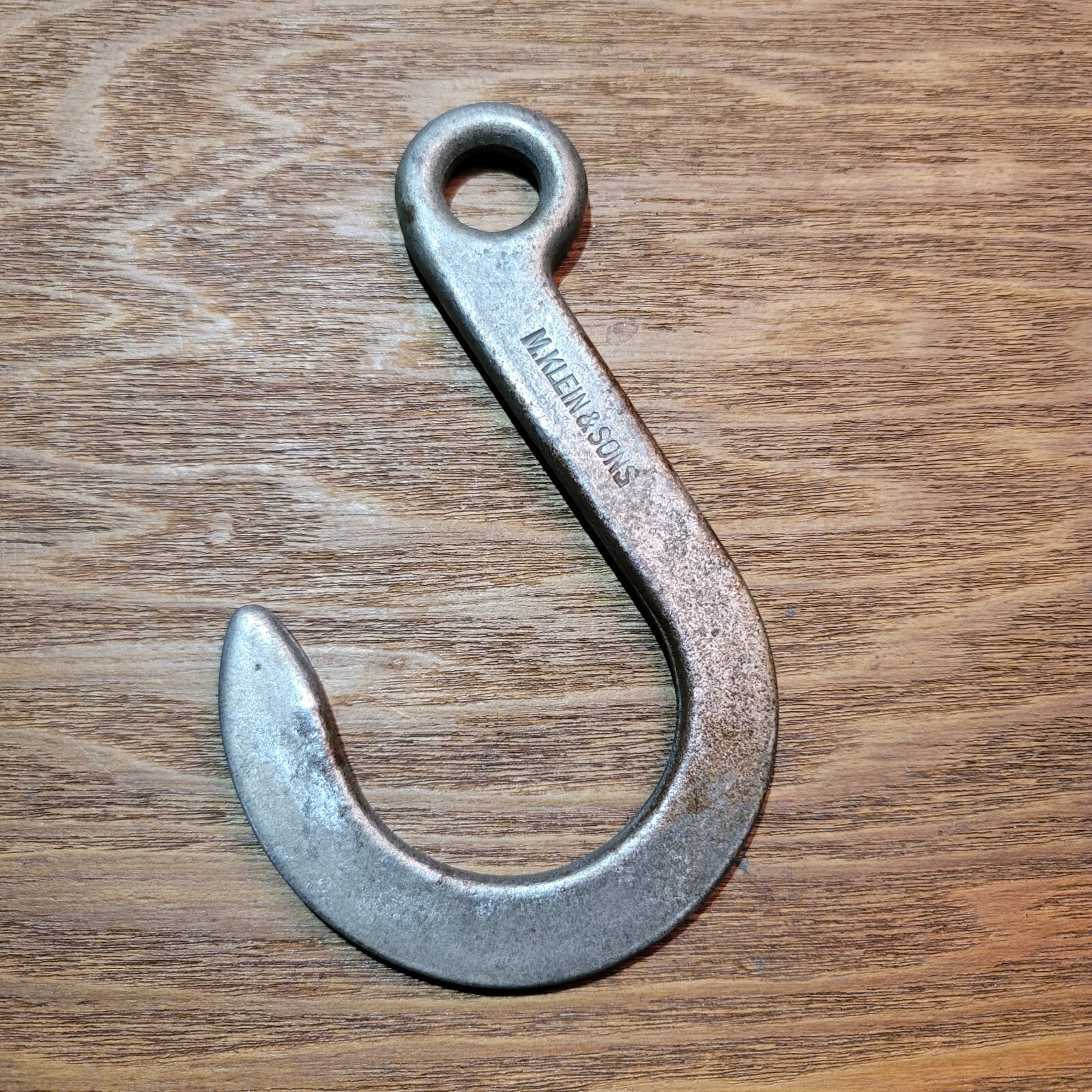 Vintage M. Klein & Sons Steel Linesman Anchor Hook for Tackles 5.5″ Length