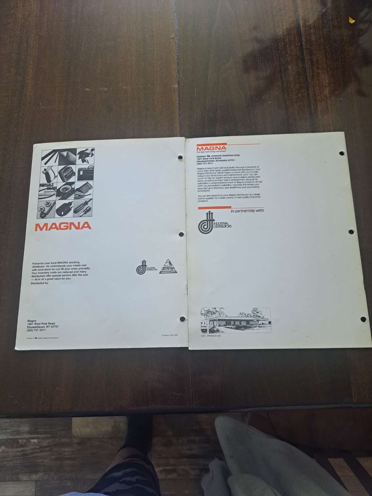 LOT OF 2 Vermont American Magna Industrial Screwdriver Bits & Tools Catalog