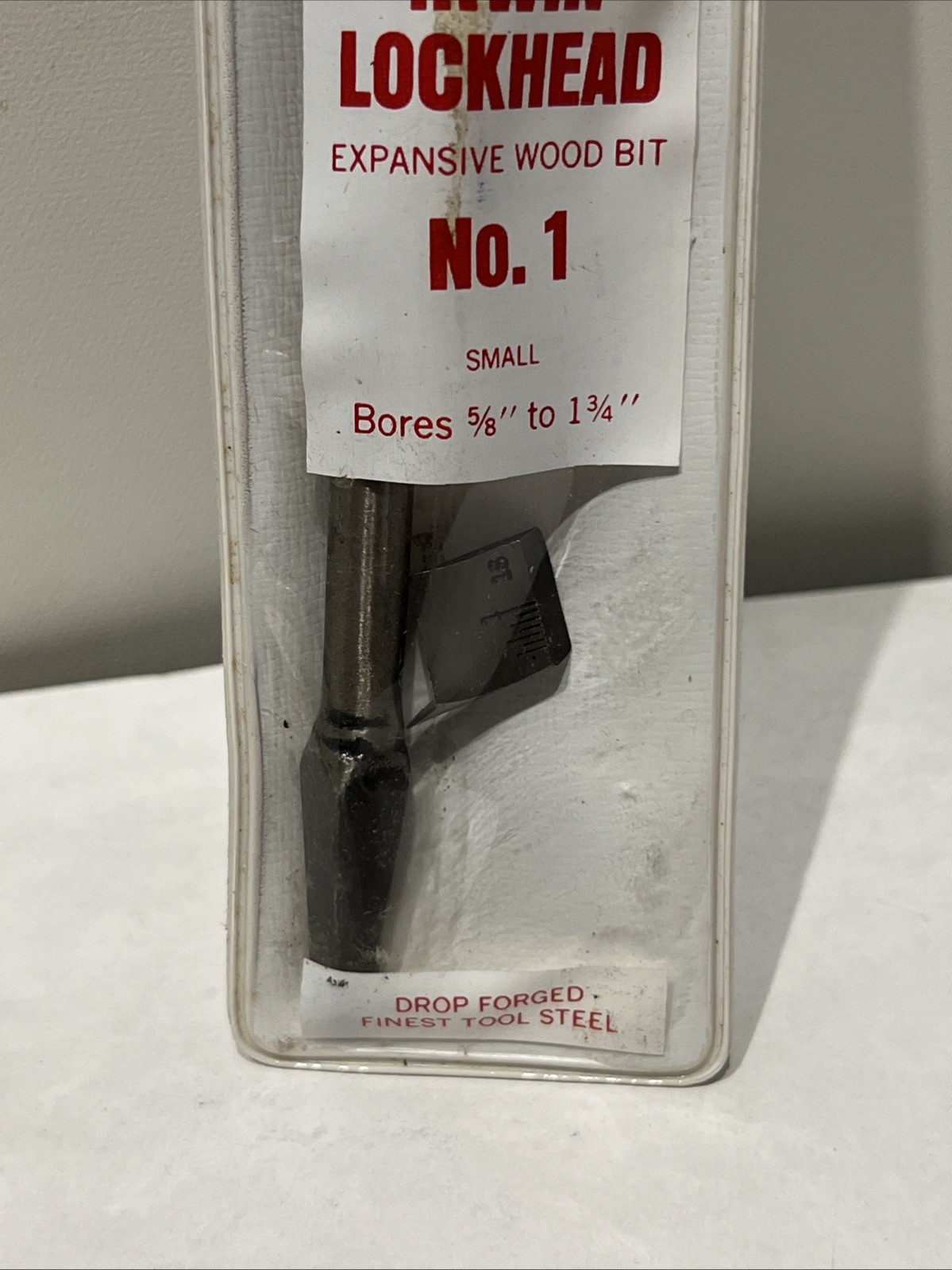IRWIN LOCKHEAD Expansive Wood Drill Bit No.1 Bores 5/8″ to 1 3/4″ Holes Vintage