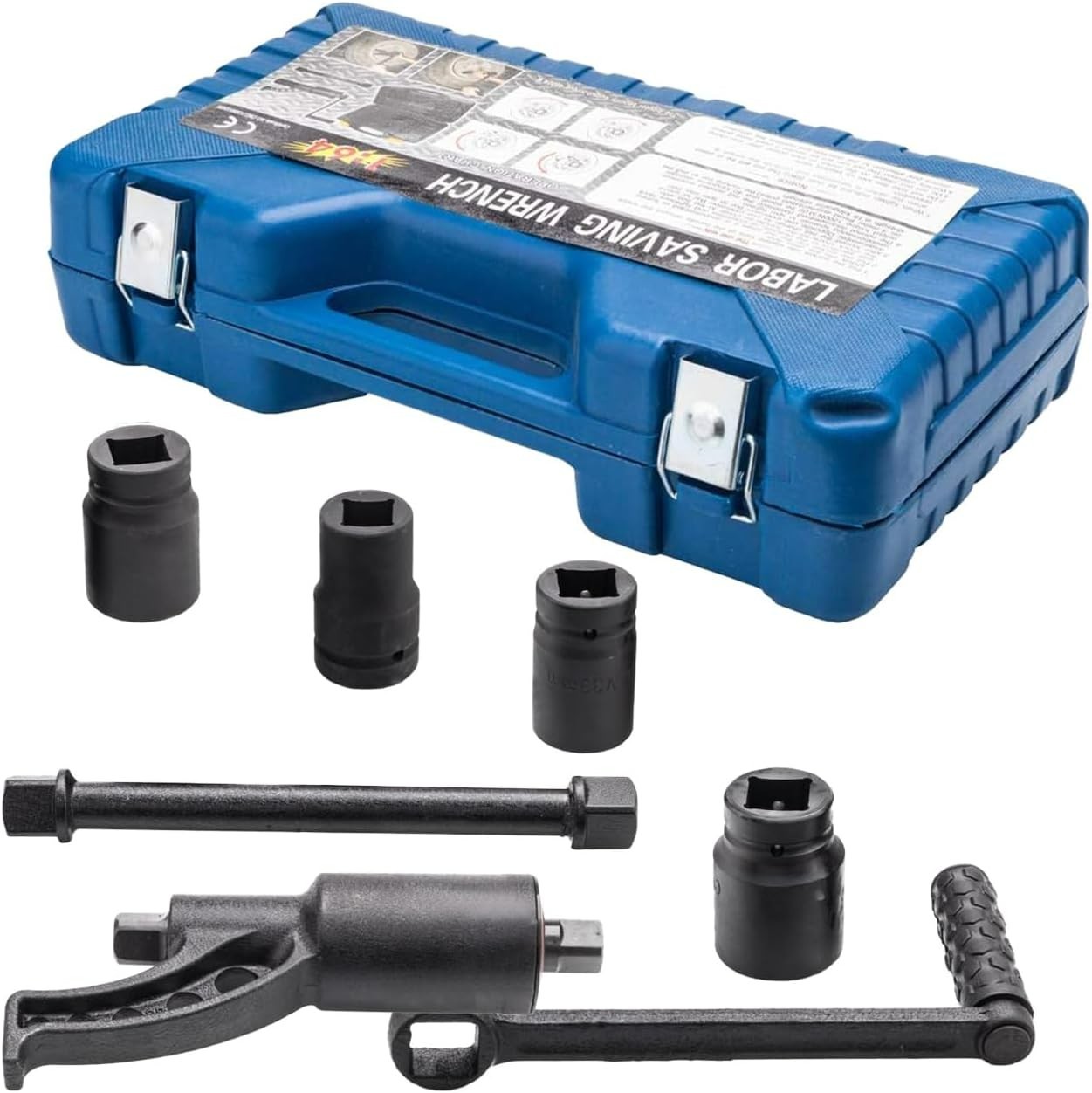 1:64 Torque Multiplier Wrench 7500NM Lug Nut Wrench Set Lugnut Remover with Case