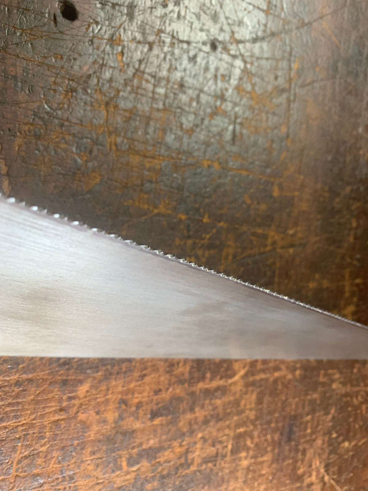 Vintage Sandvik Tradition 22″ Cross Cut Panel Saw Serpent Handle. Swedish Made