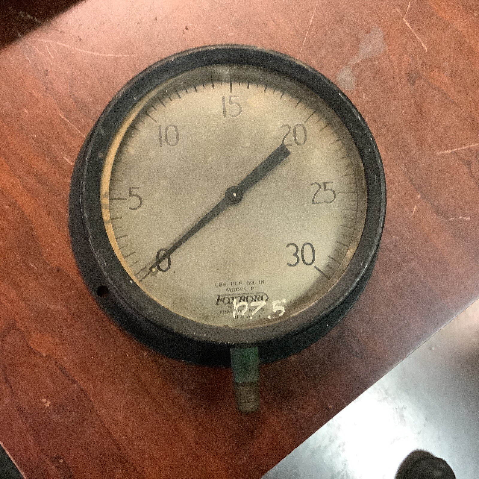 Vintage Foxboro Pressure Gauge Steampunk (Model P)