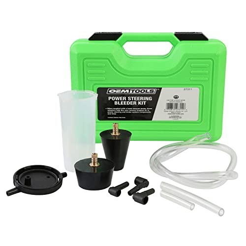 Power Steering & Brake Bleeder Kit – Vacuum Adapter for Fluid Line Air Removal
