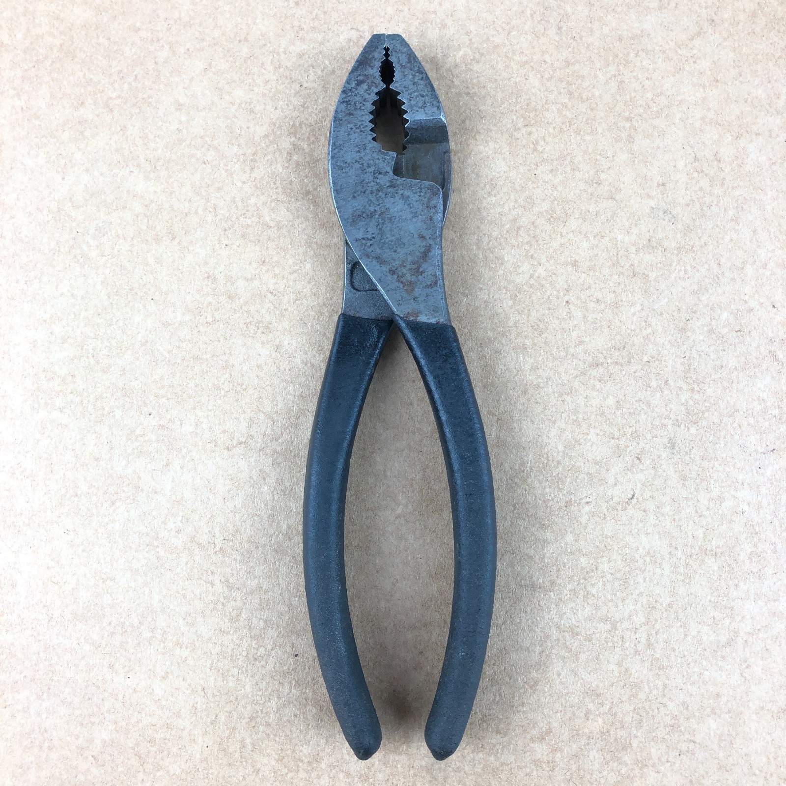 Vintage Craftsman USA Slip Joint Pliers 45378, 7″ Long with Black Handles