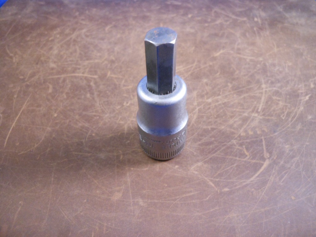 Stahlwille Inhex Germany 10mm 1/2″ Drive Allen Hex Socket Chrome Alloy 54
