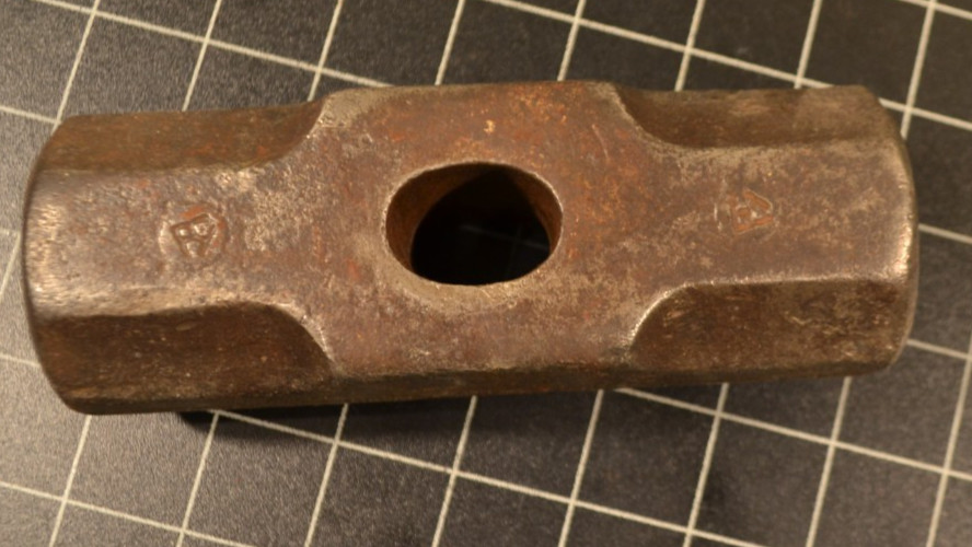 WOODINGS-VERONA – 12# – SLEDGE HAMMER HEAD – BLACKSMITH – VERY GOOD CONDITION
