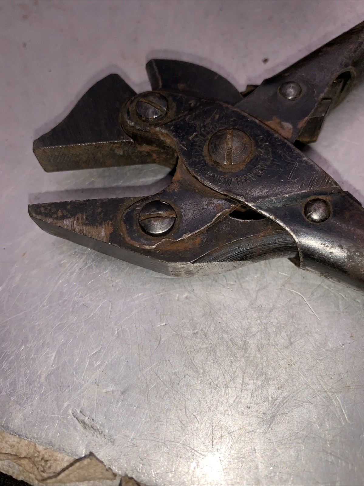 Vintage BERNARD SCHOLLHORN No. 102-6 1/2 Side Cutting Parallel Pliers