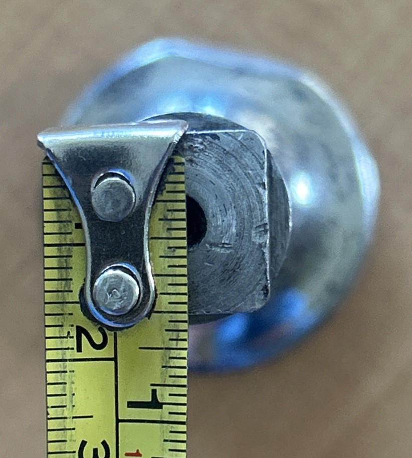 Vtg R.J.M. Co. Steel 3-3/4″ Watchmaker Machinist Lathe Anvil Pin Square End