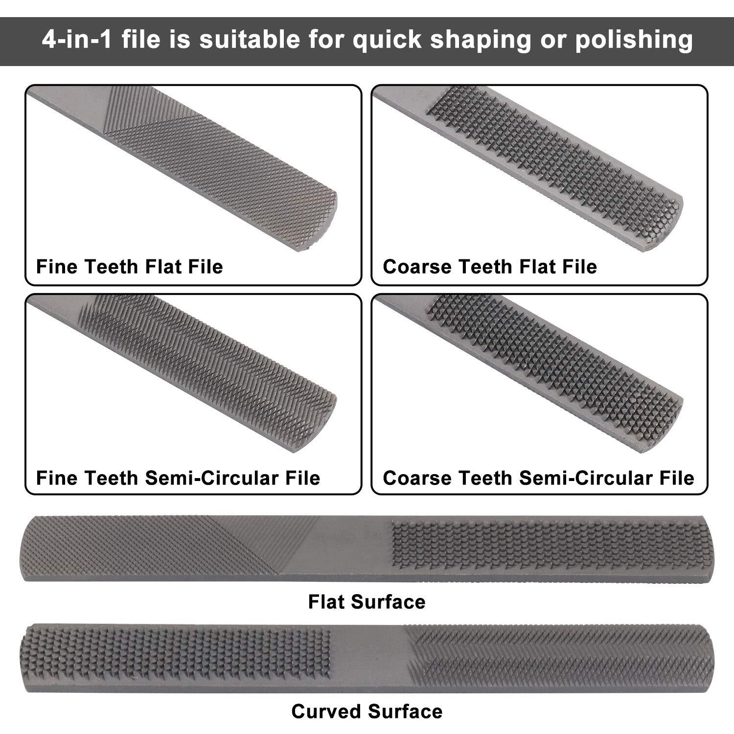 2pcs 9″ 10″ Adjustable Spokeshave With Replacement Blades And 4way Rasp File Man