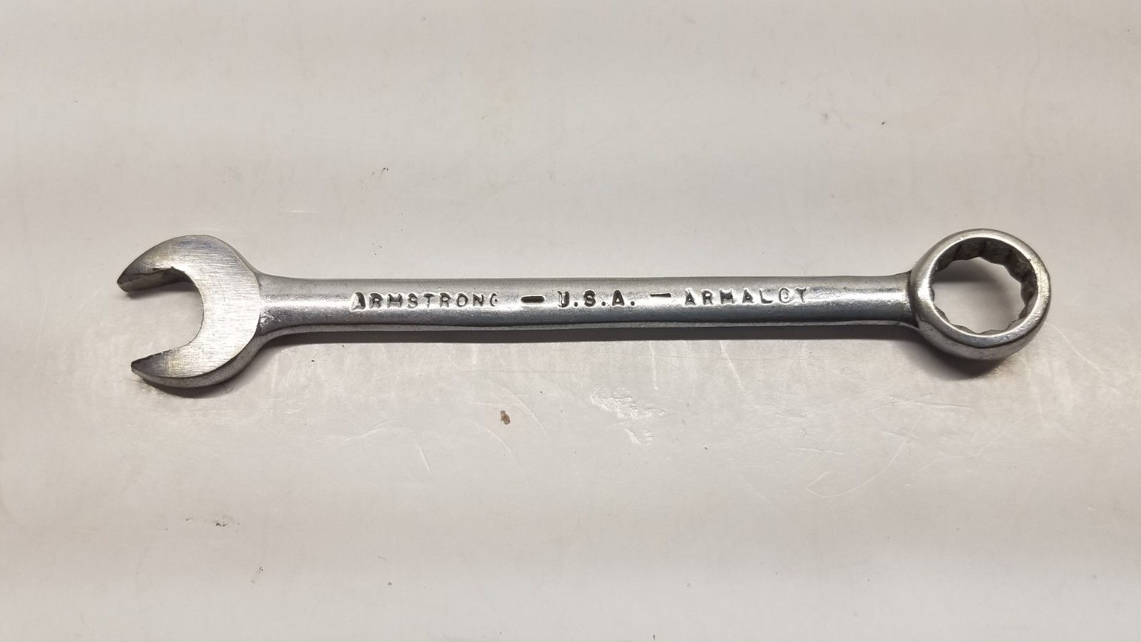 Vintage Armstrong Armaloy 1160 3/8” 12 Point Combination Wrench – USA