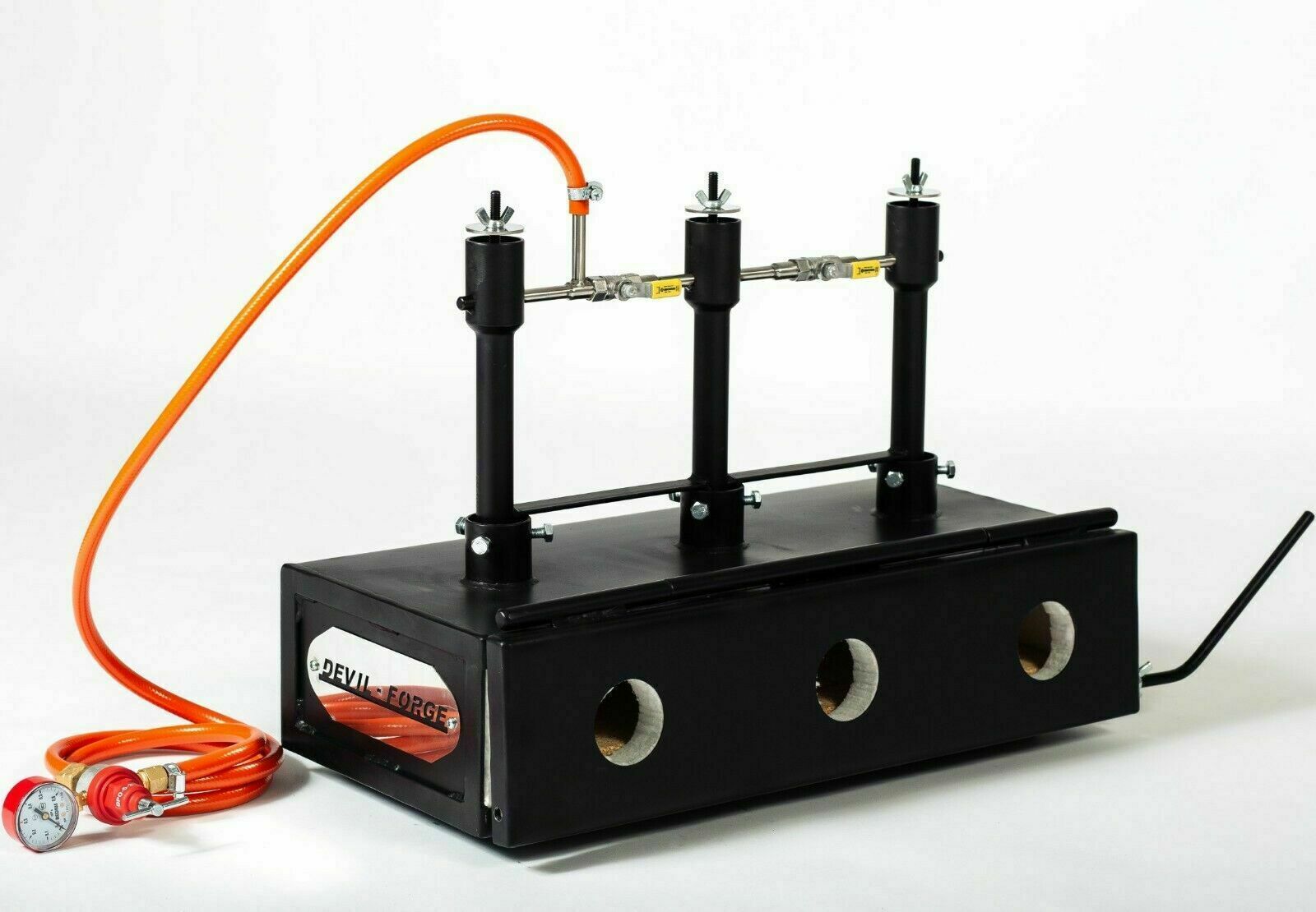 DFHS3+1D/3.6″ GAS PROPANE FORGE Furnace Burner Blacksmith For Horseshoe Makers