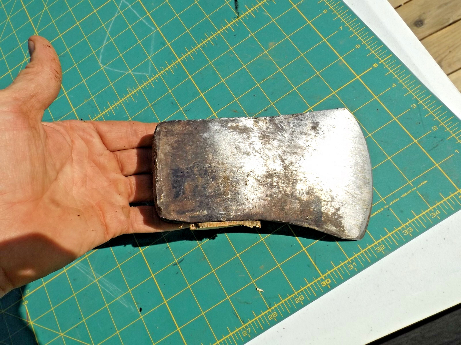 Vintage Plumb # 3 single Bit Camping Axe 3.1 pounds