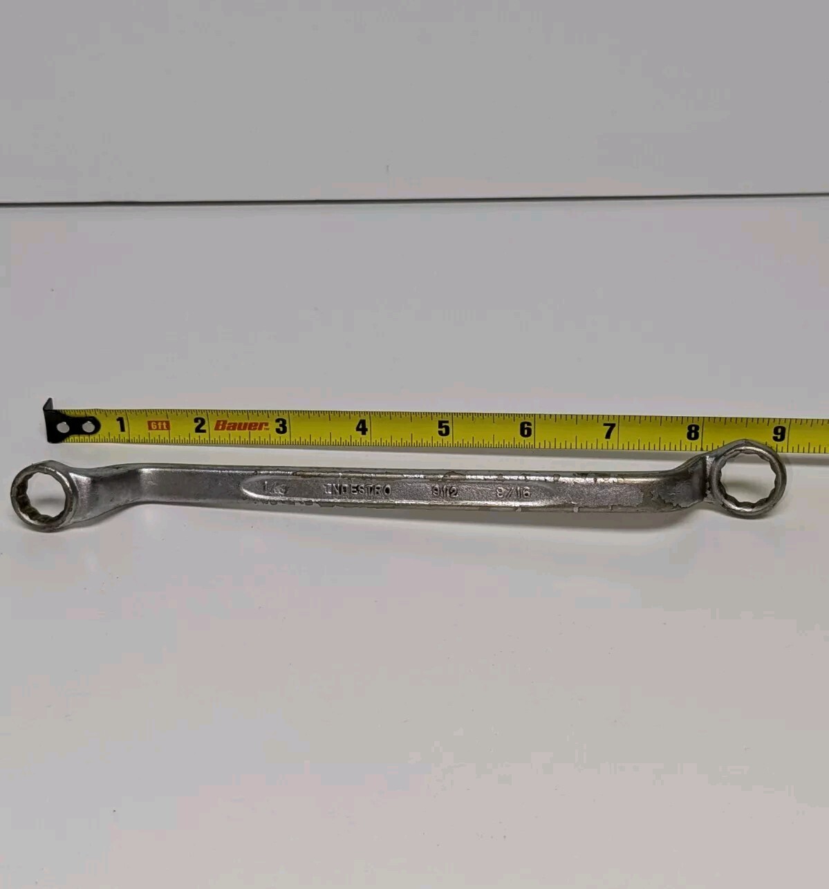 Indestro 912 Box Wrench 1/2″ and 9/16″ Made in USA 12 Point