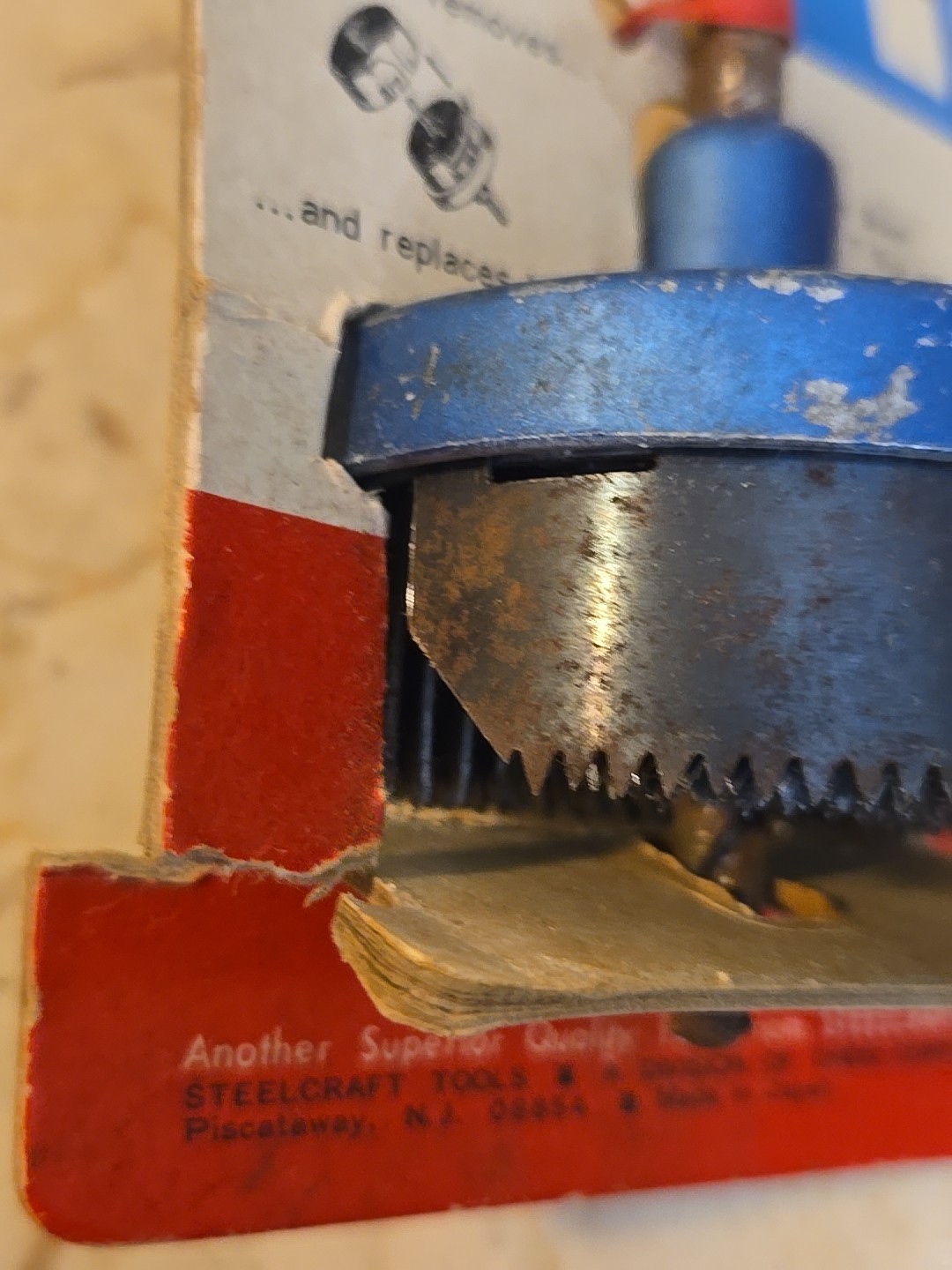 Steelcraft 7 Blade Hole Saw1/4″ Shank Cuts 7sz Holes Vintage Read