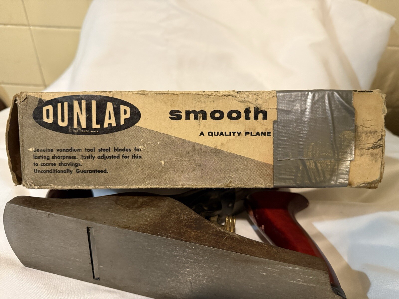 Dunlap Smooth Bottom Hand Plane Stanley #3702