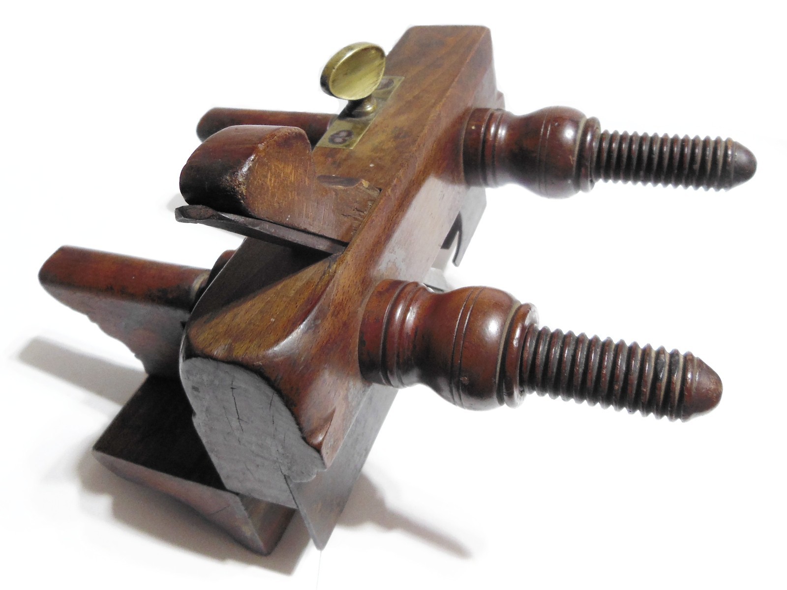 Rare Collectible Antique W. M. Souder (Philada.) Screw Arm Plow Plane C. 1840’s