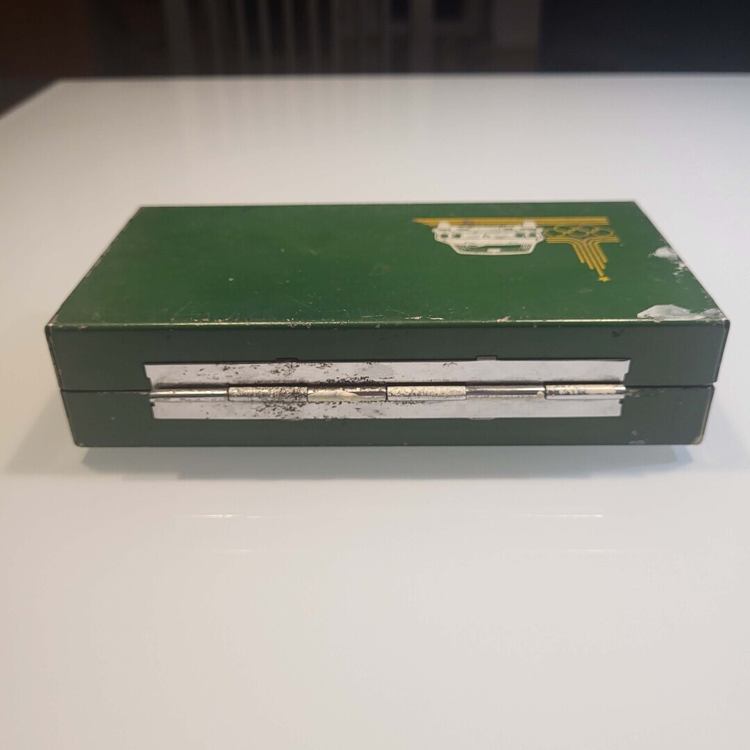 Vintage rare Soviet tool Box for car manufacturer of Moskvich