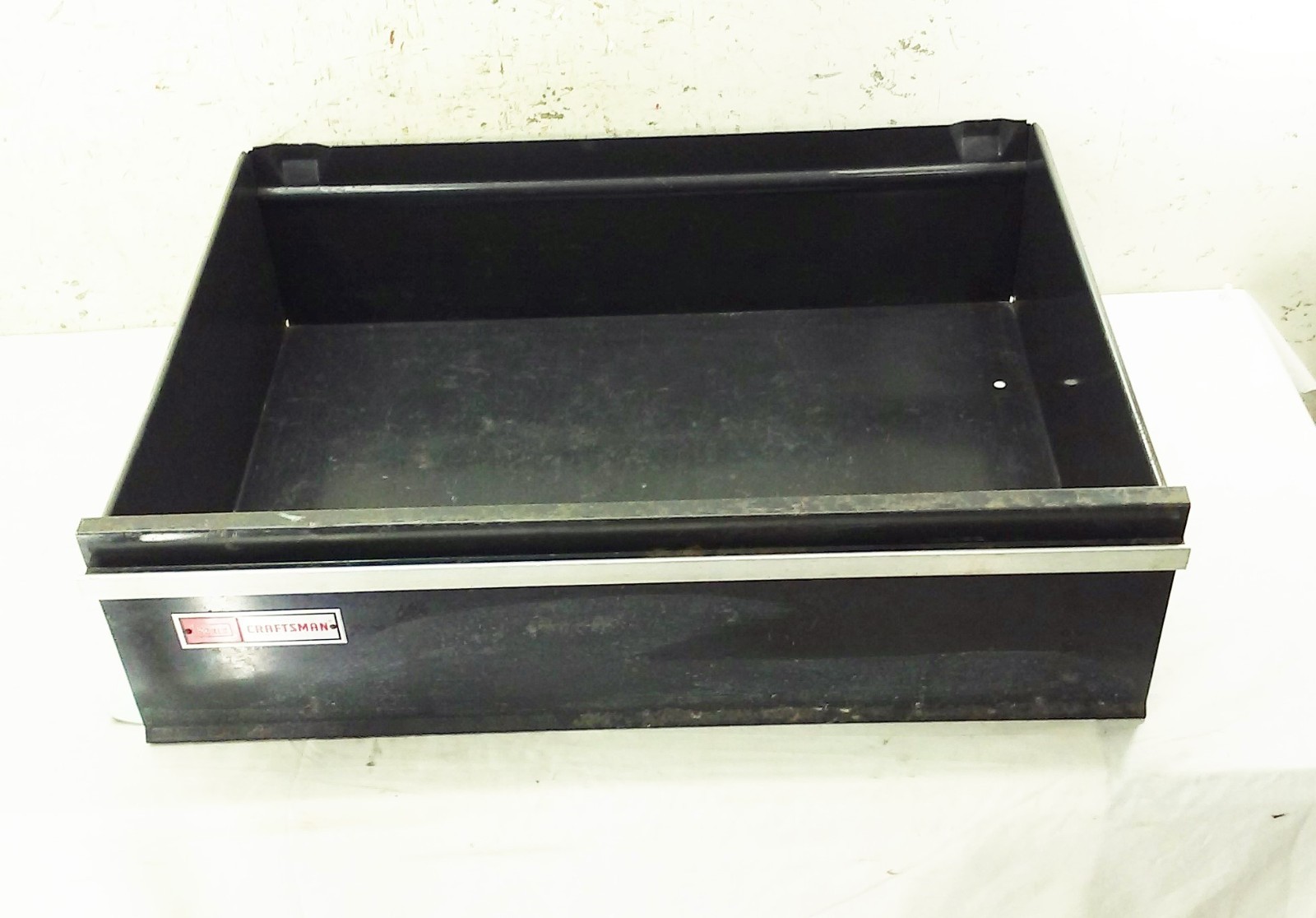 Vtg Craftsman usa rolling 26 1/2″ tool box chest cart drawer 1970s 1980s