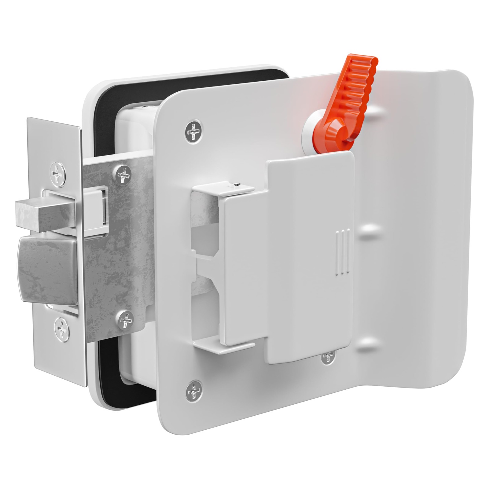 RV Door Lock with Paddle Deadbolt, Camper Door Handle Latch, 100% Metal RV En…