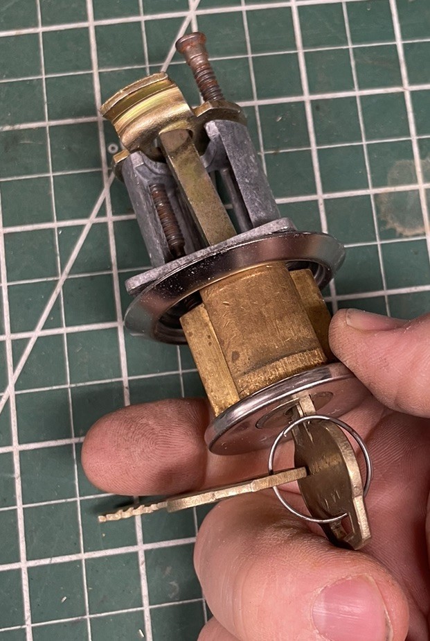 Rim Cylinder Corbin Russwin With Panic Bar Collar Parts Locksmith 26d