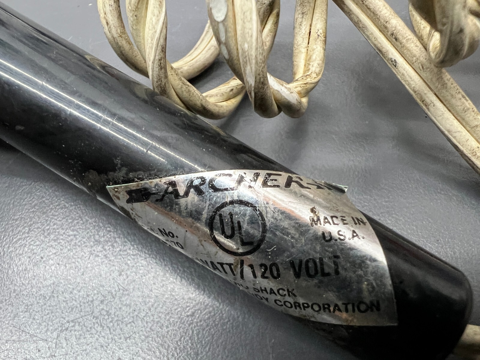 (Z) VINTAGE ARCHER 25W 120V SOLDERING IRON – TESTED VG – MADE IN USA
