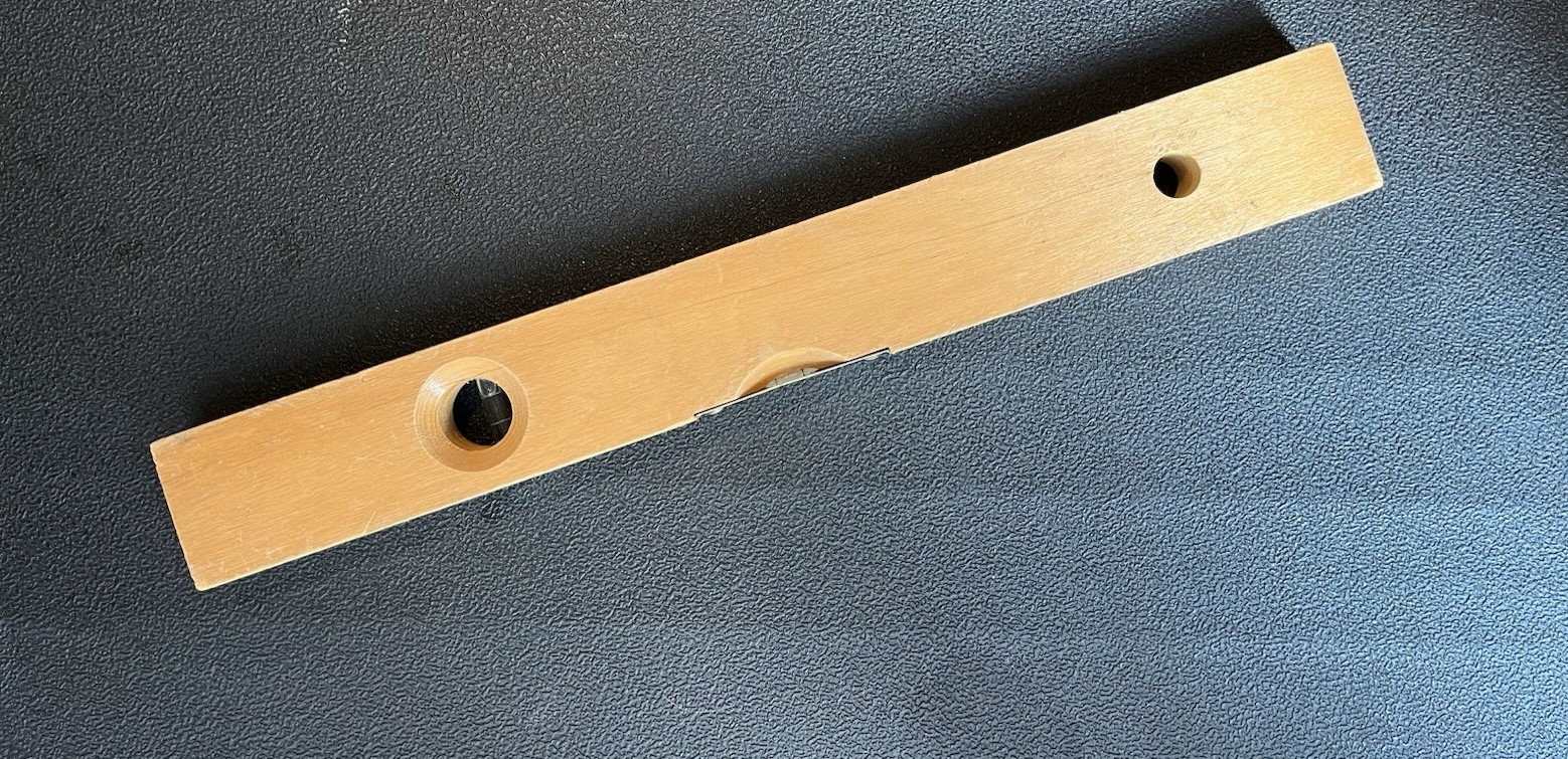 Vintage Stanley Handyman Genuine Wood Wooden Level No. H1294-18″ Bubble Works
