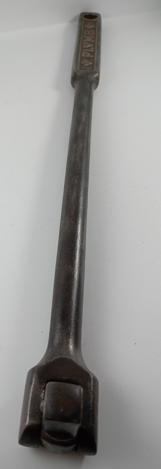 Plvmb 5467 1/2″ Breaker Bar, Bare Metal Pebble Finish. GC, Tight, 15″ OAL. USA