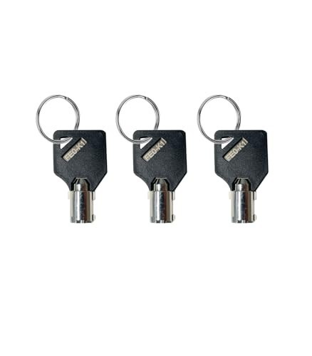 Elevator Fire Service Key Set, Recall Reset Keys – Copper & Black/Silver, 3 Pack