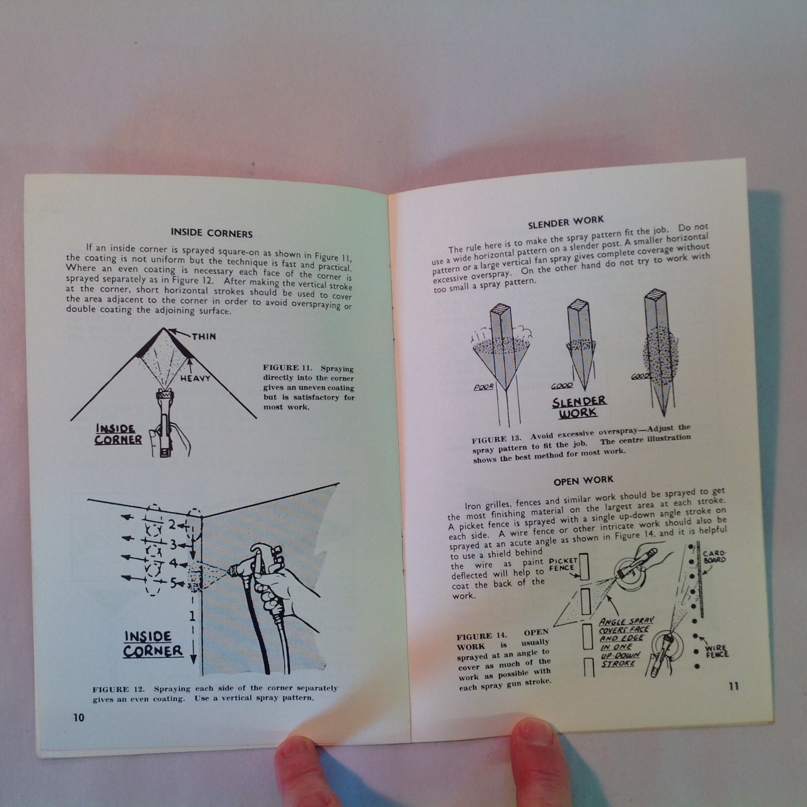 Vintage 1954 DeVilbiss Co Spray Gun Motion Study Booklet Painting Handbook Guide