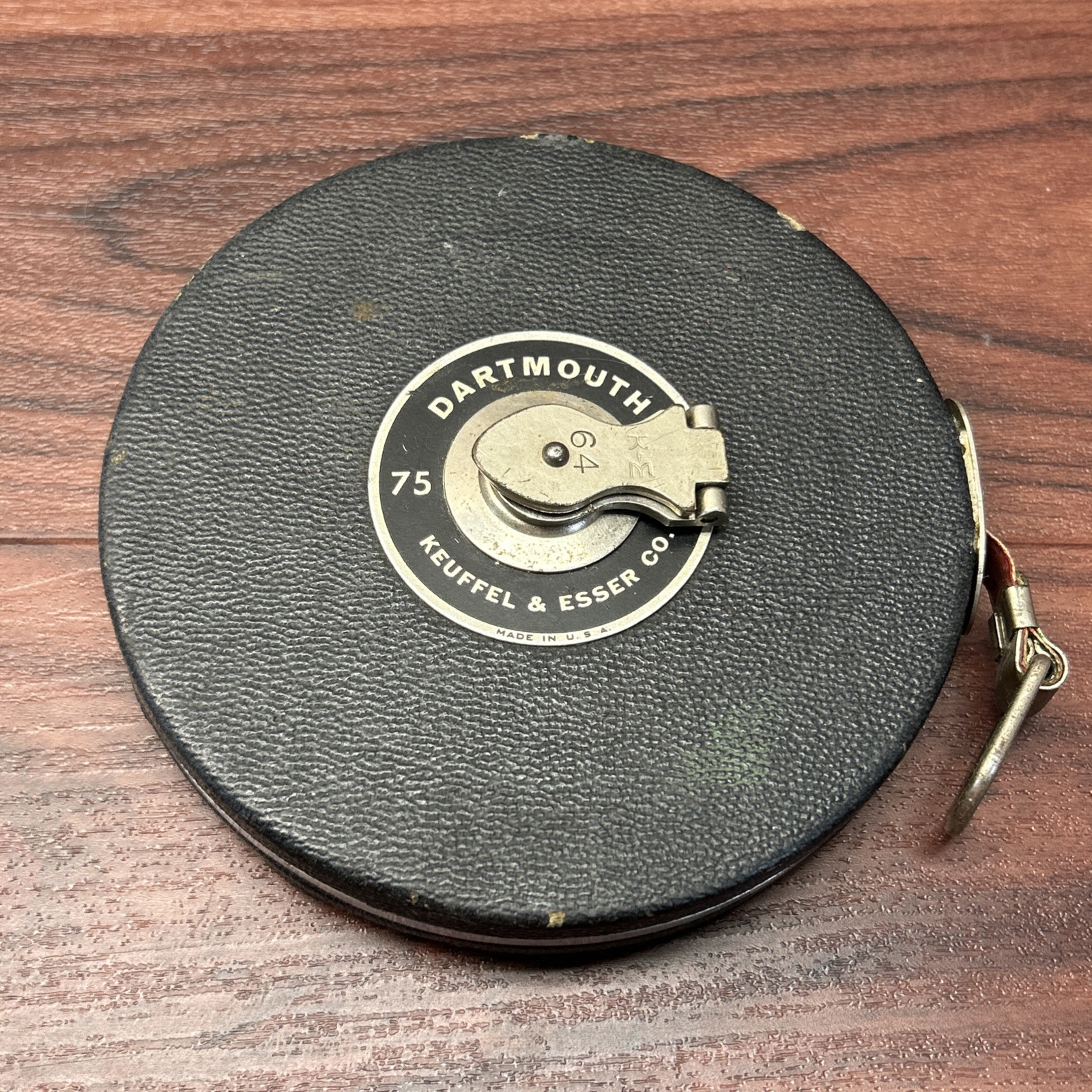 Vintage Dartmouth Keuffel and Essex Co. 75ft Measuring Tape