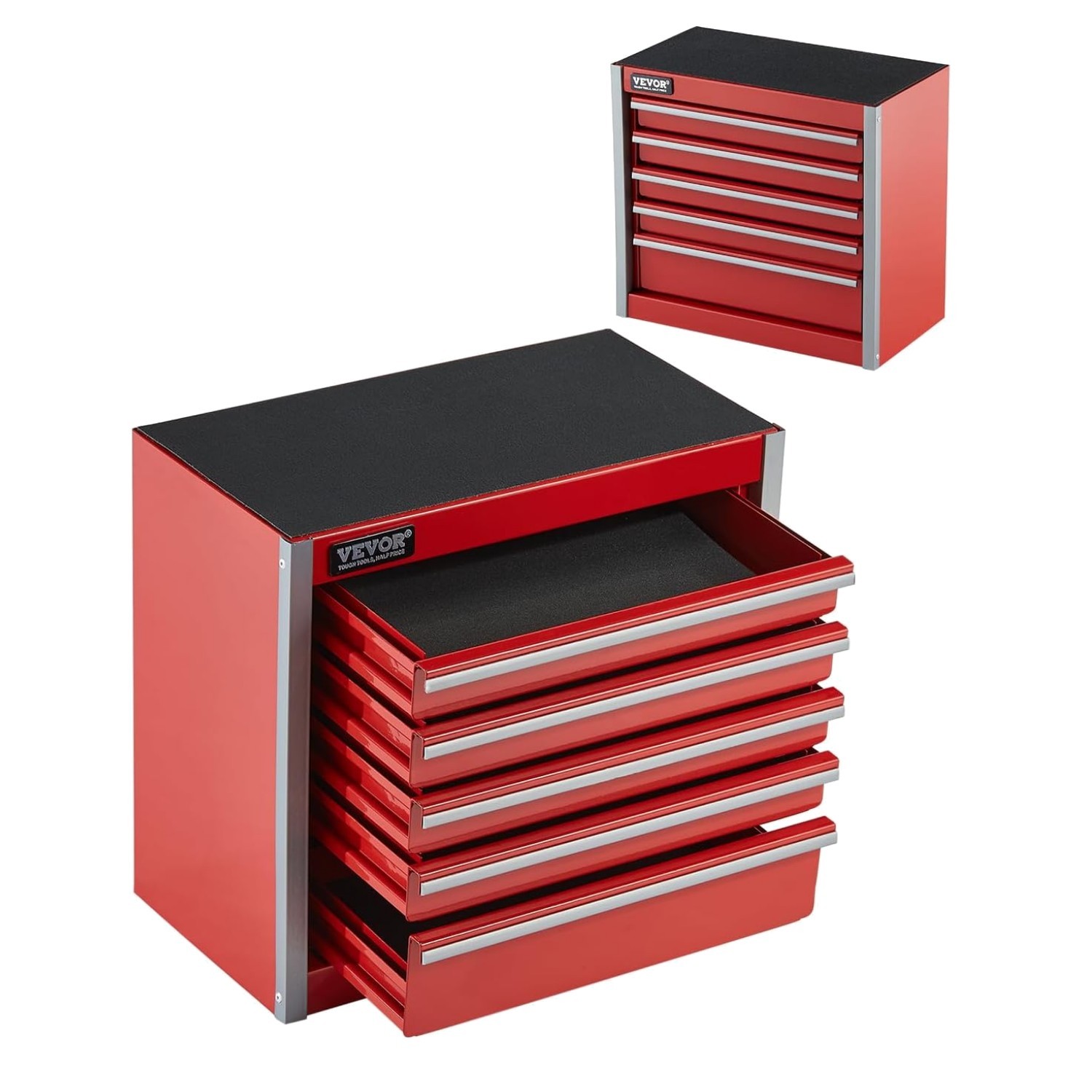 Portable 5-Drawer Steel Tool Box – 8.6-Inch for Versatile Organization