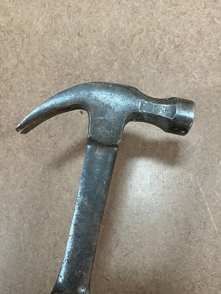 Vintage CRAFTSMAN CLAW HAMMER STACKED LEATHER HANDLE REG. T.M. M