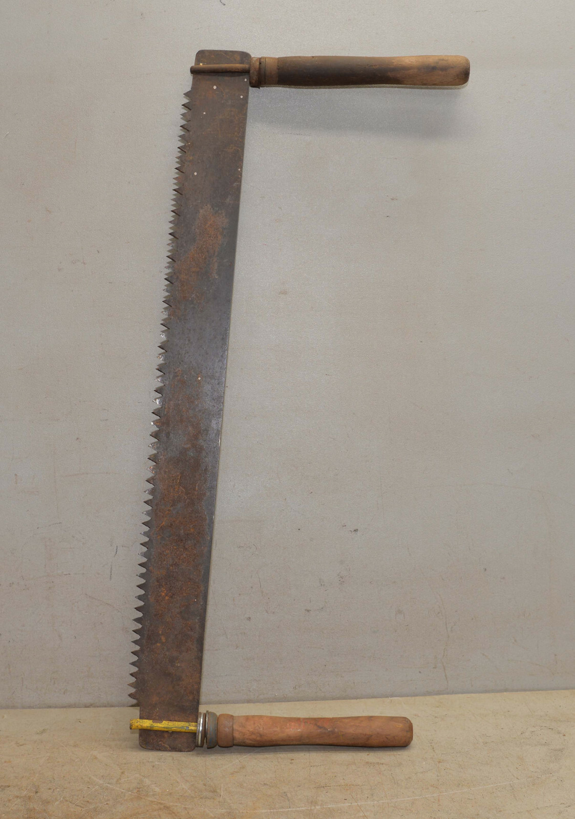 Nice small size 2 man topping saw collectible tree cutting antique logging tool