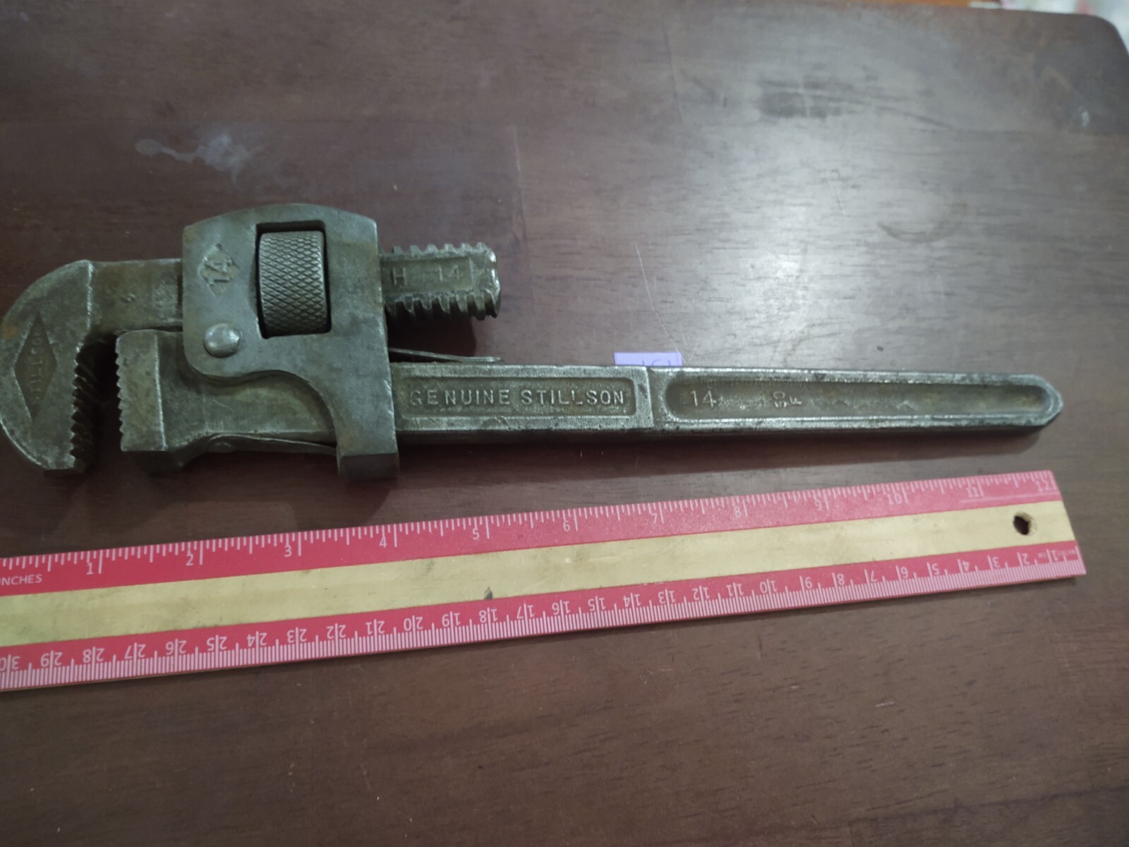 Vintage Stillson 14 Pipe Wrench For Plumbing And Steam Fitting Walworth Mfg Co