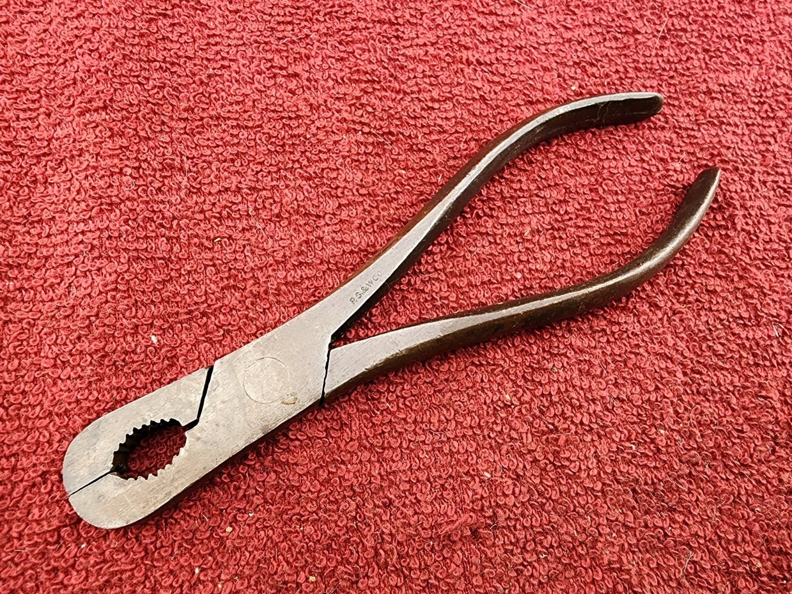 Vintage P.S &W. 6-1/4″ Gas And Burner Pliers