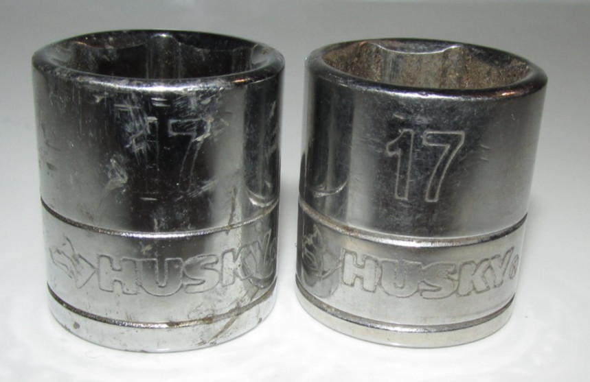 T #211 – Lot of 7 Husky Metric 3/8″ drive, 17mm – 10mm, see description