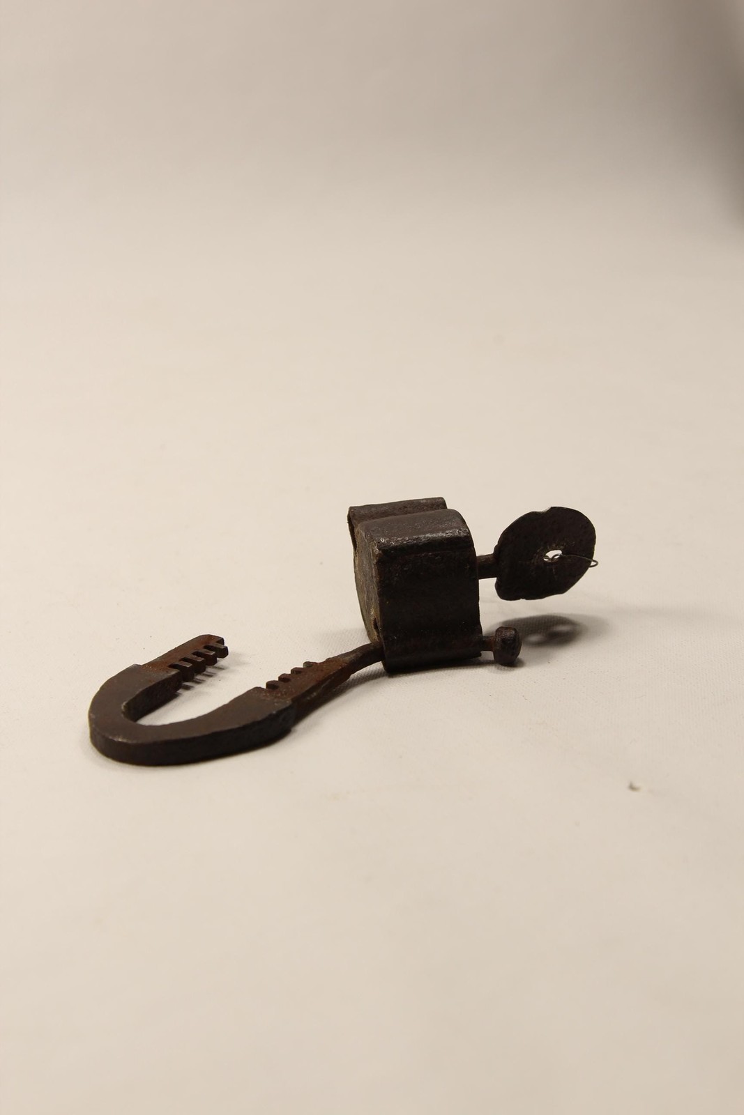 Antique 19th Century Norwegian hang losck & Key | Hand Forged Lock | Unique