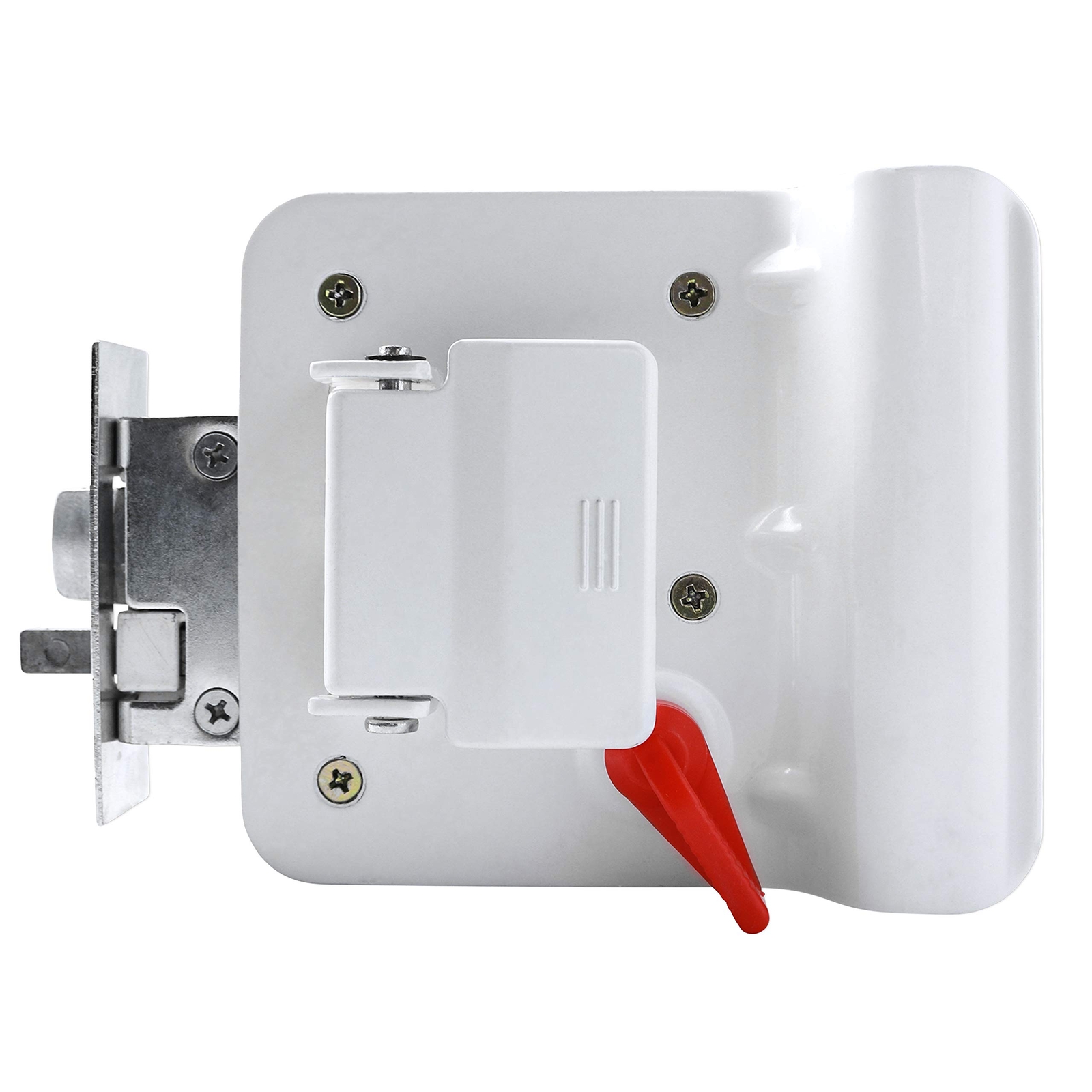 RV Travel Trailer Entry Door Lock Polar White Paddle Deadbolt