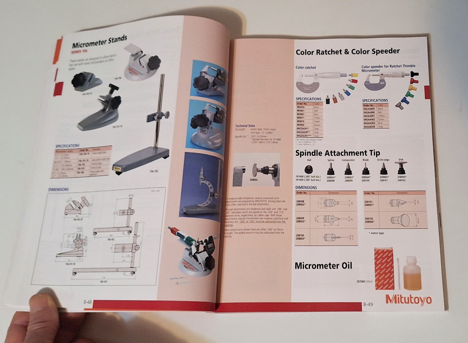 560-Page Mitutoyo Measuring Instruments Parts Tools Catalog No. US-1003 MINT!
