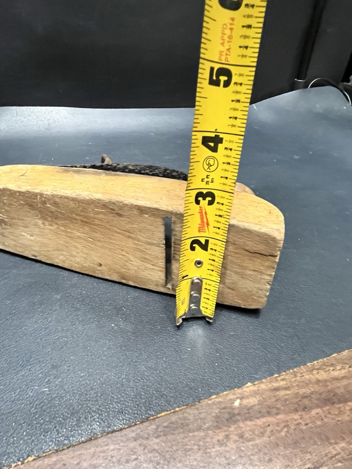 Antique Stanley Transitional Wood Bottom Plane, Patent August 6th 1867.