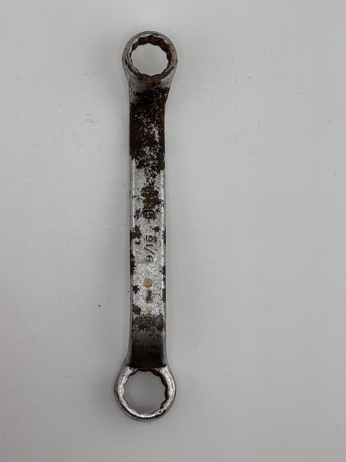 Vintage Giller No. 2116 Offset Box End Wrench 12 point 1/2” & 9/16” Made in USA