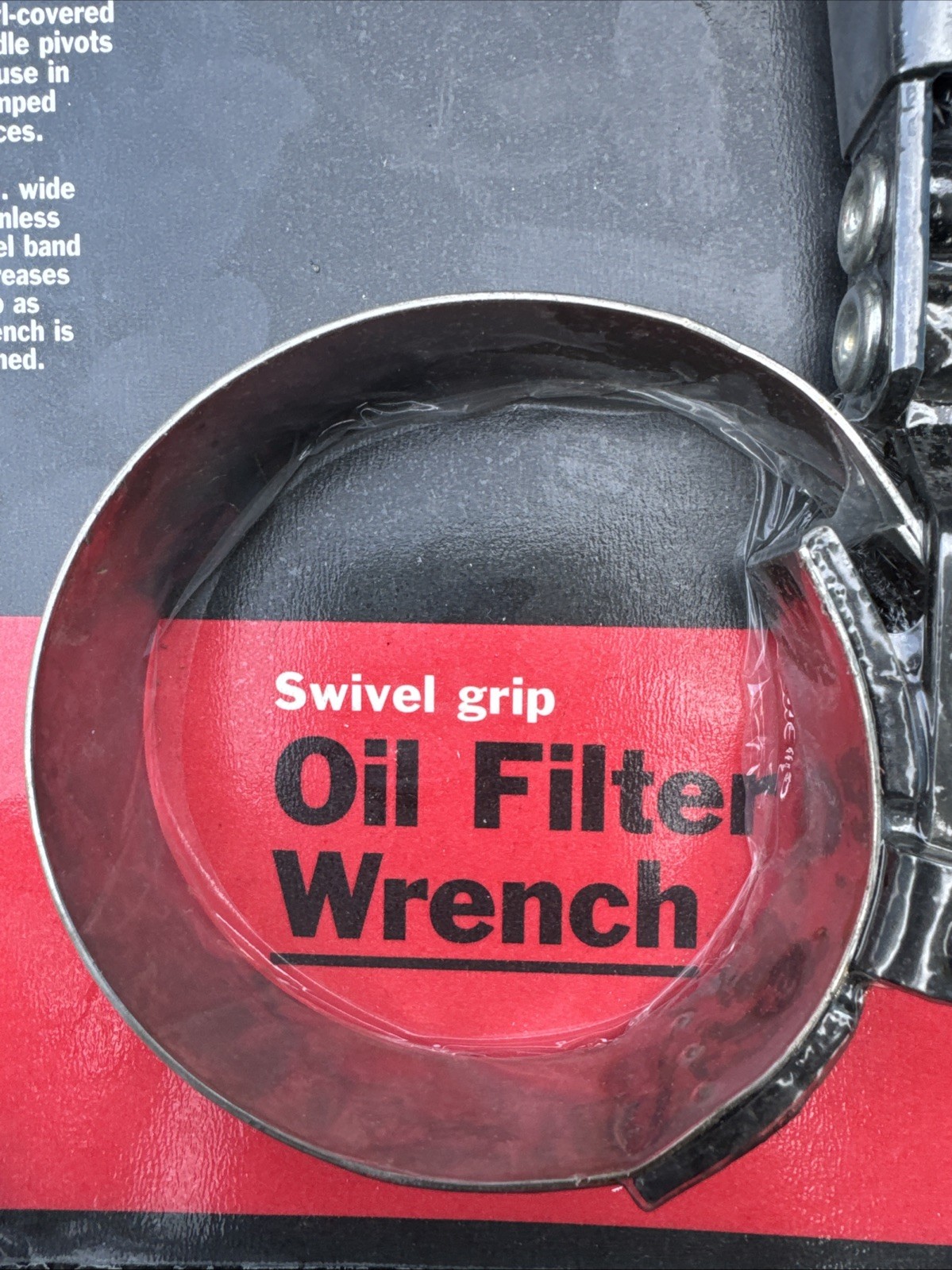 Sears Craftsman USA Nos Swivel Grip Oil Filter Wrench 47609 Small Spin On Filter