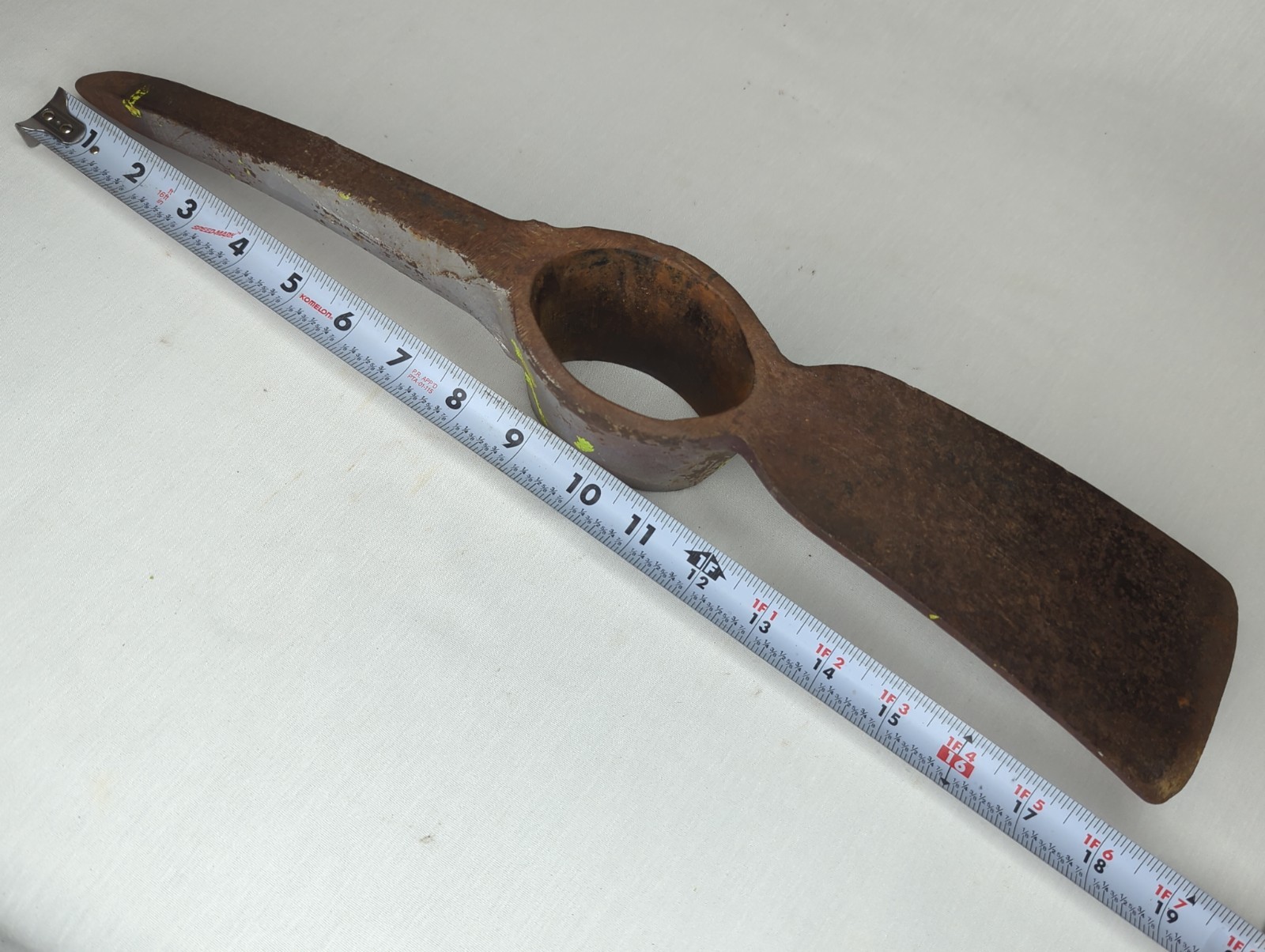 Vintage Pick Axe Head 4 Lb 11 oz Brazil