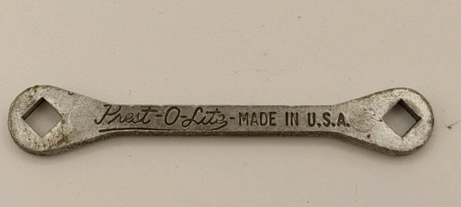 Rare Vintage Prest-O-Lite Miniature Tank Wrench, Made in USA