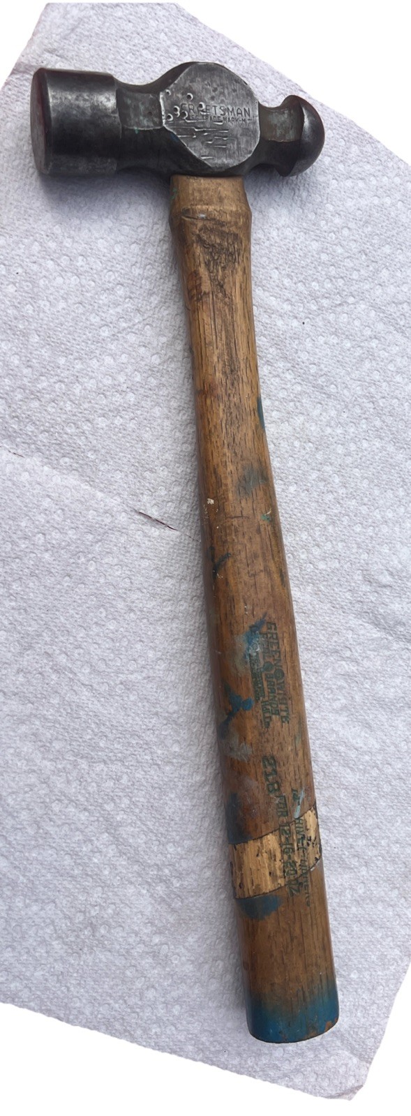 Vintage Craftsman Ballpeen Hammer 16oz