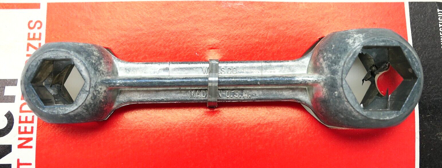 Vintage Walsco Reese 10 in 1 Wrench C1020 Sizes #8-3/8″ USA Made 4-1/8″ Long NOS