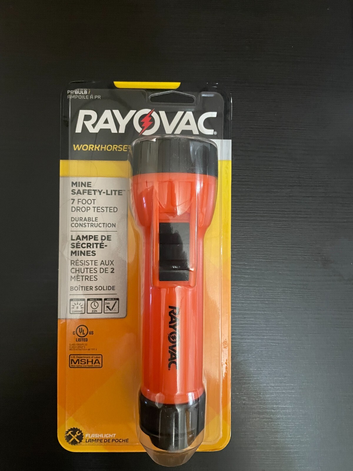 Rayovac Industrial Flashlight, IN2-MSC MINE Safety-Lite | INDUSTRIAL GRADE