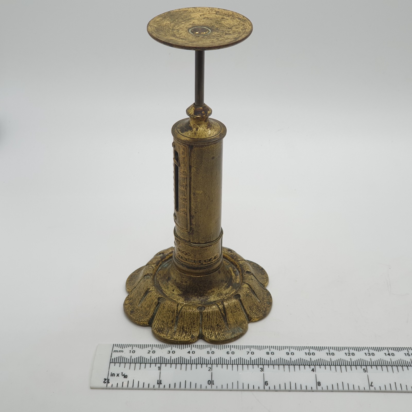Victorian Brass Letter Postal Scale Birmingham R W Winfield Registered 1840